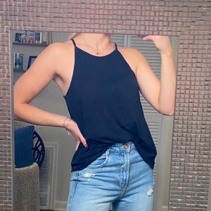 AMERICAN EAGLE BLACK TANK TOP